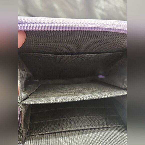 Unbrand purple zipper small wallet 💜 - Picture 3 of 7